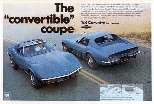 Corvette History Through Ads: The Convertible Coupe Corvette History Through Ads: The Convertible Coupe