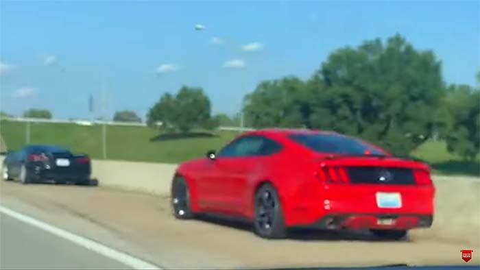 [VIDEO] Black 2020 Corvette Is Pulled Over by Unmarked Police in a Mustang in Louisville