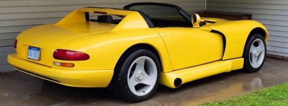 This C4 Corvette is Dressed Up to Look Like a Dodge Viper