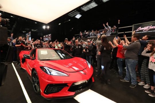 [VIDEO] 2020 Corvette Stingray VIN 001 Sells for $3 Million at Barrett-Jackson