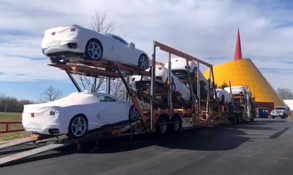 [VIDEO] The First R8C Museum Delivery 2020 Corvettes Arrive at the National Corvette Museum