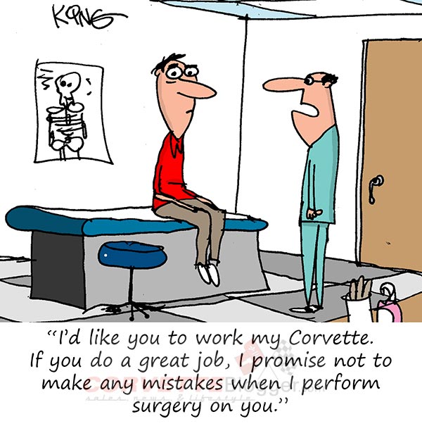 Saturday Morning Corvette Comic: Quid Pro Quo