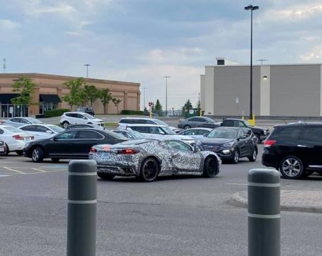 [SPIED] Camouflaged C8 Corvette Prototype Driving in Toronto