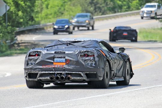 [VIDEO] C8 Corvette Z06 Coupe and Convertible Prototypes Spied with Center Mounted Exhaust