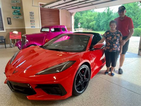 [PICS] Marine Corp Veteran Is All Smiles After Taking Delivery of His 2020 Corvette