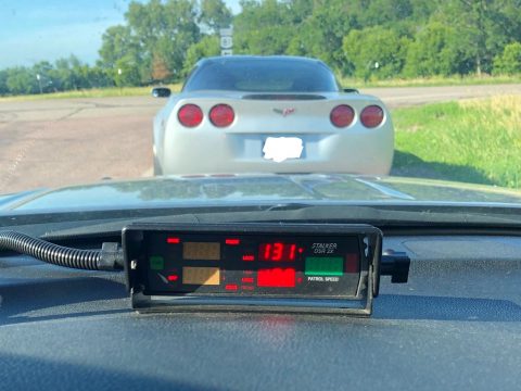 [PIC] C6 Corvette Driver is Clocked Speeding at 131 MPH in South Dakota