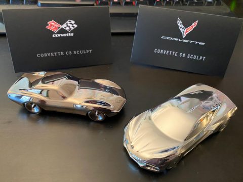 [VIDEO] Unboxing the Amalgam Collection’s New Corvette Sculptures