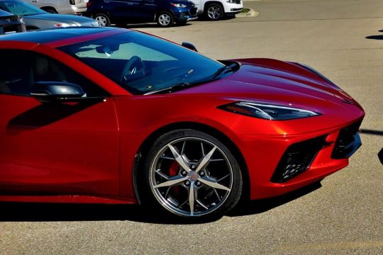 [SPIED] 2021 Corvette in Red Mist Metallic Spotted in Michigan