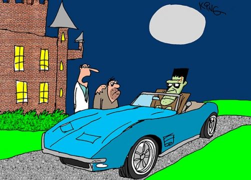 Saturday Morning Corvette Comic: Happy Halloween from CorvetteBlogger!
