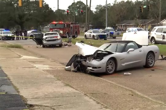 [ACCIDENT] C5 Corvette Driver Crashes During High Speed Pursuit in Alabama
