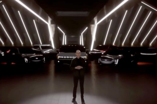 [VIDEO] An Electric SUV Concept with Corvette-ish Headlights is Shown During GM’s CES Presentation
