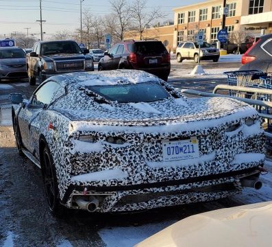 [SPIED] C8 Corvette E-Ray Prototype Makes the Sunday Shopping Scene in Brighton, Michigan