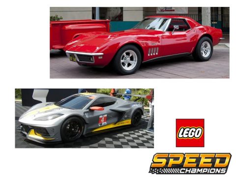 C3 and C8.R Corvette Included in Lego Speed Champions Sets for 2021