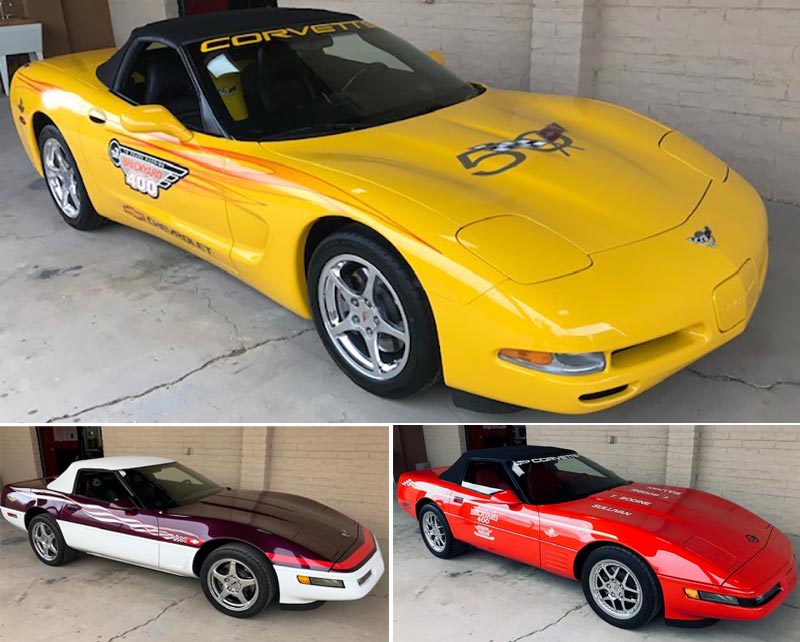 This Collection of Low Mileage Brickyard 400 Parade Cars and an Indy 500 Pace Car is Now For Sale - Corvette: Sales, News & Lifestyle