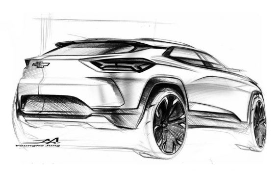Does This Sketch from GM Design Studio Represent A Future Corvette SUV?