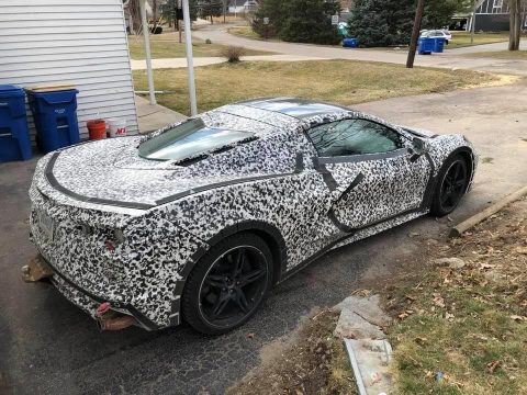 [SPIED] Camouflaged C8 Corvette Prototype Driveway Find