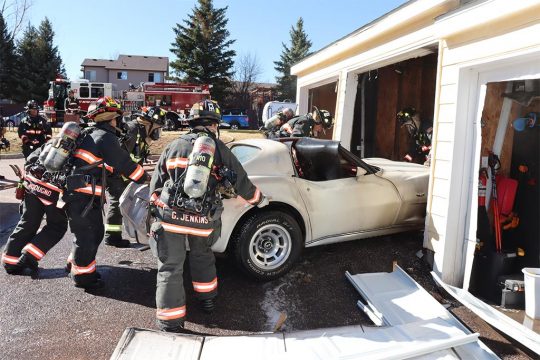 [ACCIDENT] Firefighters Injured While Battling a Garage Fire Started by a C3 Corvette