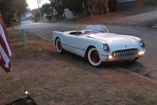 Corvettes on eBay: Unrestored 1954 Corvette Barn Find Was Parked for 51 Years