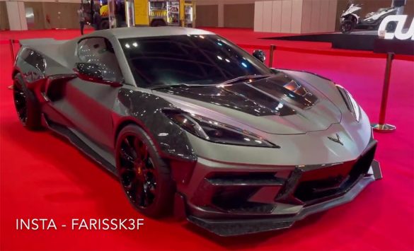 [VIDEO] Walk Around a Widebody C8 Corvette on Display at the UAE&rsquo;s Custom Show Emirates