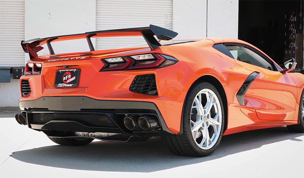 aFe MACH Force-Xp 2.5in SS Cat-Back Exhaust | C8 Corvette (20) (49-34127-B)