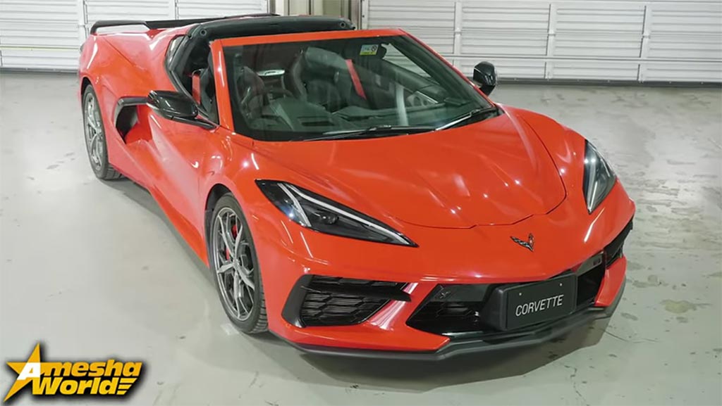 Video The Right Hand Drive 21 Corvette Stingrays Touchdown In Japan Corvette Sales News Lifestyle