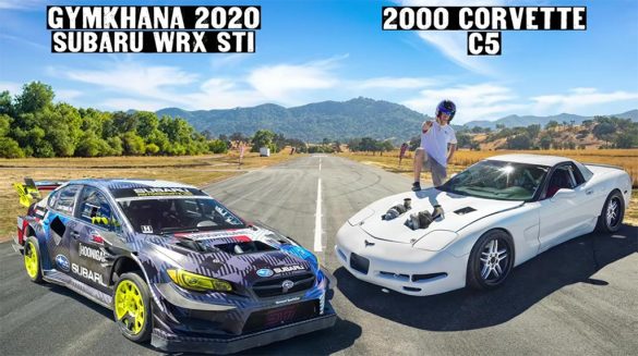 [VIDEO] This vs That Has Cleetus and a Twin-Turbo C5 Racing Travis Pastrana and a Subaru WRX Rally Car