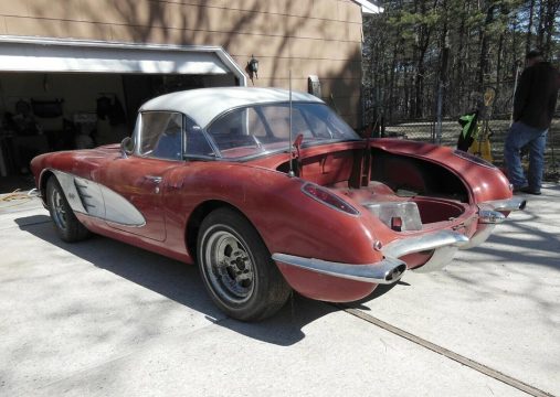 Corvettes for Sale: Inherited 1960 Corvette Barn Find