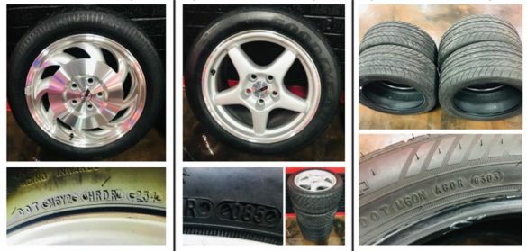 Pace Car Collector Offering Original Date Coded Wheels and Tires For Sale