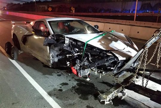 [ACCIDENT] Suspected DUI Driver Who Crashed a C8 Corvette is Arrested in British Columbia