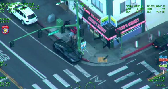 [VIDEO] C7 Corvette Driver Hits 130 MPH Running from Cops Before Being Sideswiped in Intersection