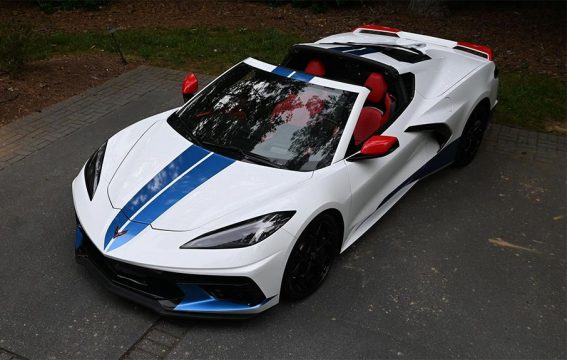 [PICS] 2020 Corvette Shows Off Its Patriotic Theme in Red, White, and Blue