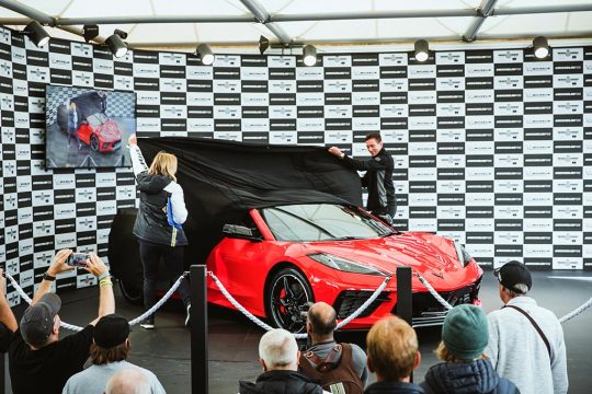 [VIDEO] Right-Hand Drive Corvette Unveiled in the U.K. at the Goodwood Festival of Speed