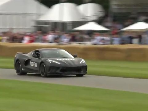 [VIDEO] Quadriplegic Racer Sam Schmidt Drives the C8 Corvette at the Goodwood Hill Climb