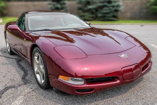 Corvettes for Sale: Low-Mileage 2003 50th Anniversary Corvette at Bring A Trailer