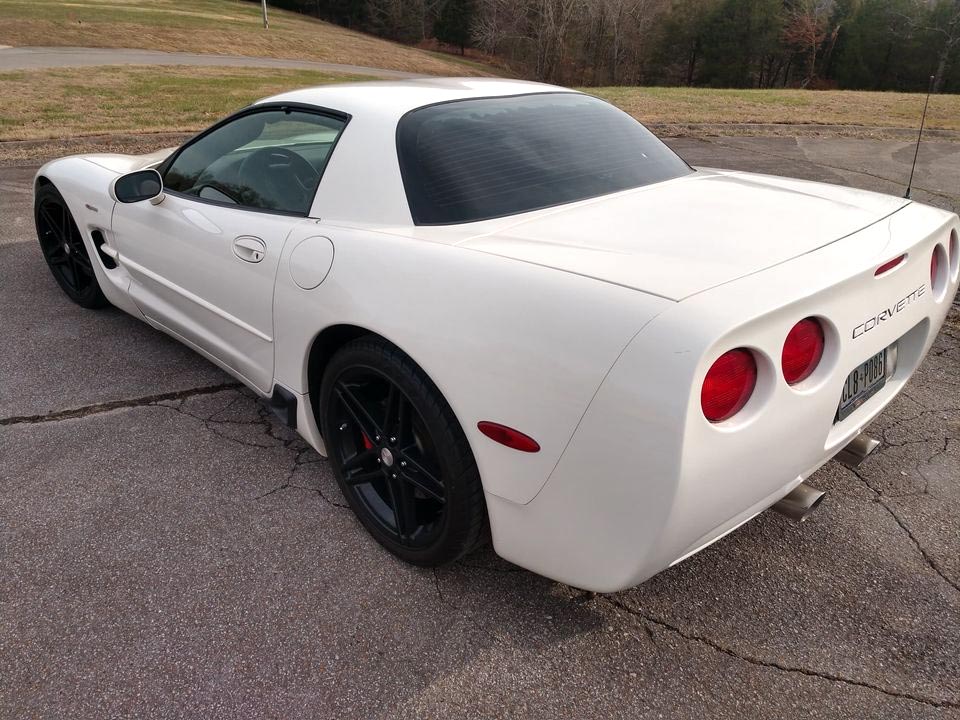 Corvettes For Sale Speedway White Unicorn 2001 Corvette Z06 On