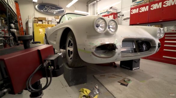 [VIDEO] Chip Foose Continues Work on a &rsquo;62 Corvette With Metal Fabrication and a Quick Sketch