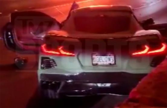 [VIDEO] Surveillance Video Captures NFL Star&rsquo;s Speeding Corvette Seconds Before Fatal Crash
