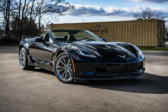Corvettes for Sale: 2015 Corvette Z06 Convertible with 1400 Original Miles Offered for $100k