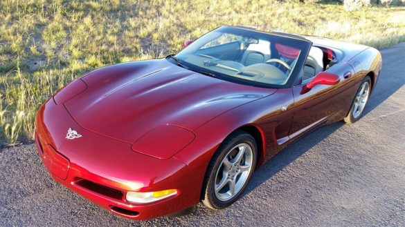 Corvettes for Sale: 11K-Mile 2003 Corvette 50th Anniversary Edition on Bring a Trailer