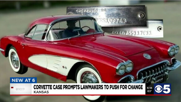 Kansas Man &lsquo;Throwing a Party&rsquo; to Celebrate New Law That Saves His 1959 Corvette from the Crusher