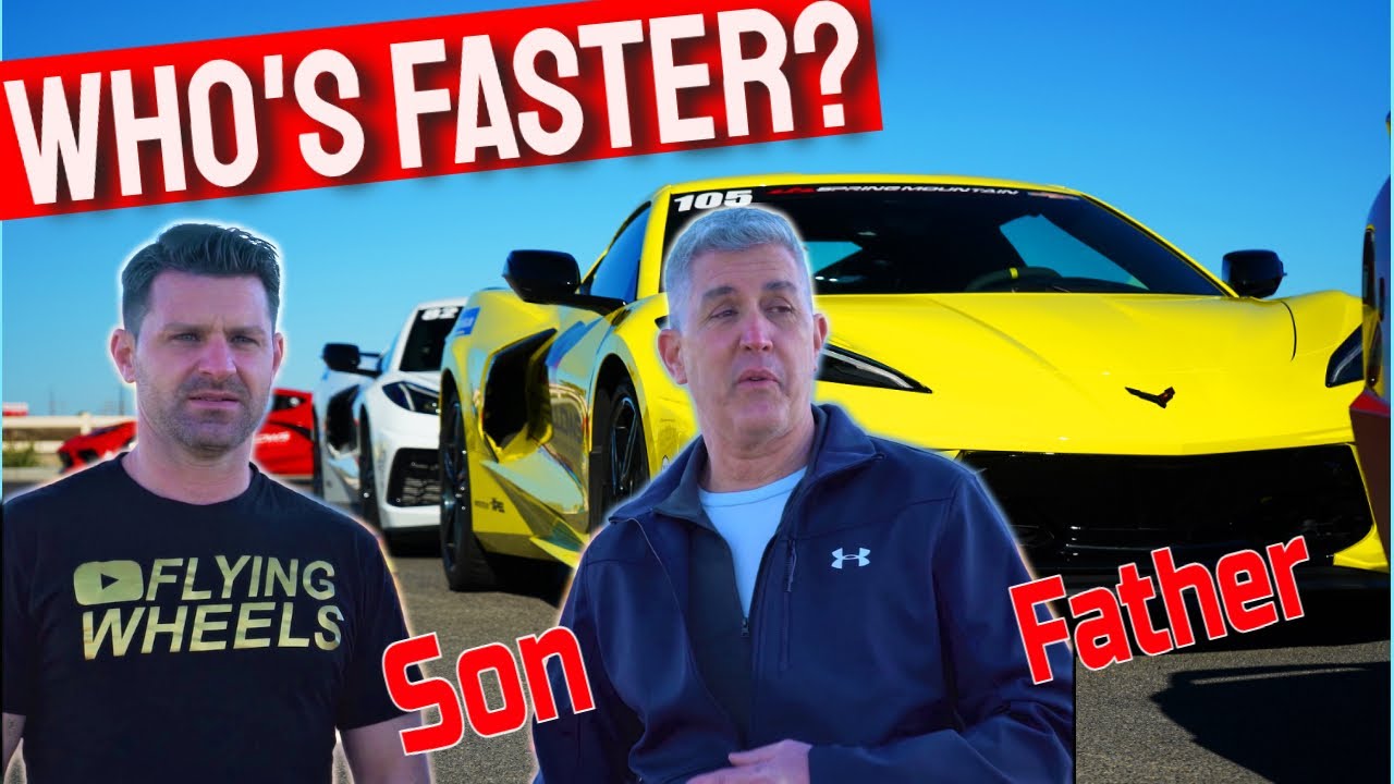 [VIDEO] Father vs Son Competition in C8 Corvettes at Spring Mountain