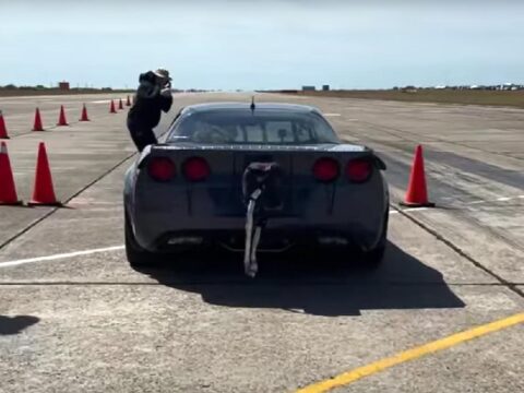 [VIDEO] Modded 2011 Corvette Z06 Carbon Slays at the Texas Mile