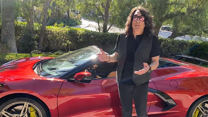[VIDEO] Paul Stanley Promotes the Sale of his 2022 Corvette Convertible VIN 001 at Barrett-Jackson