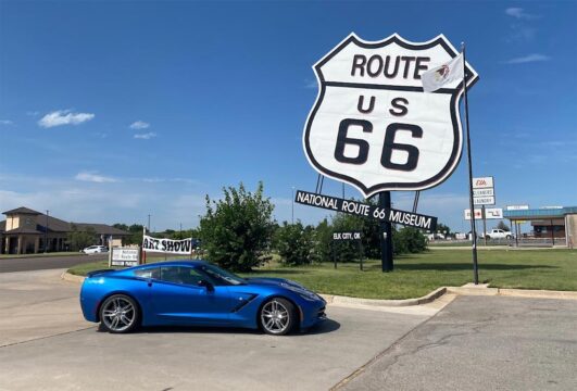 Get Your Kicks on Route 66 with a Guided Corvette Tour on America’s Mother Road