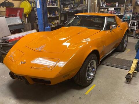 &lsquo;Orange Crush&rsquo; 1977 Corvette Famously Paraded with Broncos Head Coach Red Miller in AFC Championship Celebration