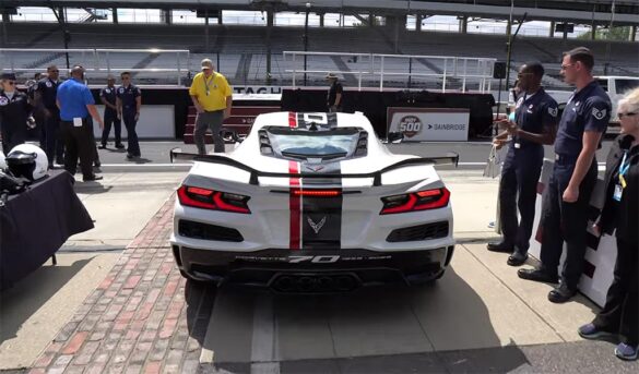 [VIDEO] Drive 615 Heads to the Indy 500 and Takes a 160+ MPH Hot Lap in the 2023 Z06 Pace Car