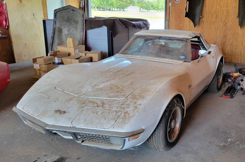 Corvettes for Sale: After 30 Years with Same Family, This 1970 Corvette Convertible Needs a New Home
