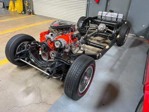 What Would You Build With This C2 Corvette 427/400-hp Chassis Offered at No Reserve on Bring a Trailer?