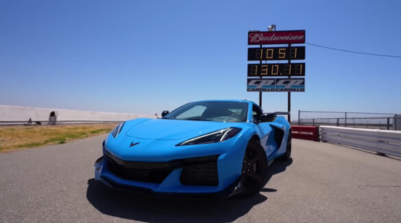 [VIDEO] Emelia Hartford Sets Two New Speed Records While Testing the 2023 Corvette Z06