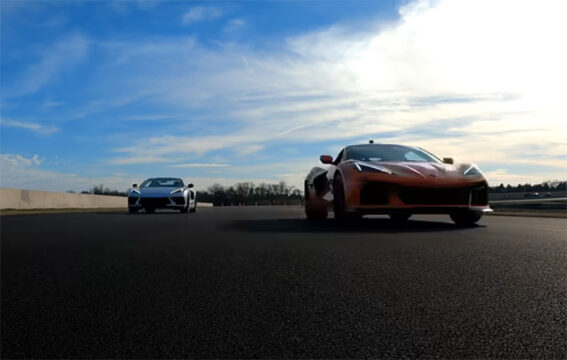 [VIDEO] Cage Match! Brink of Speed Races the C8 Stingray Against the Z06